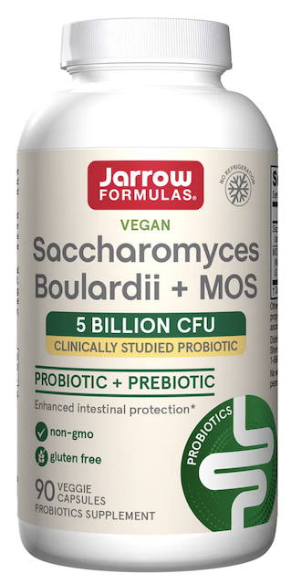 SACCHAROMYCES BOULARDII+MOS 5 BILLION 90 CAPS Jarrow Formulas