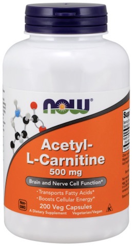 Acetyl L-Carnitine 400 mg with Alpha Lipoic Acid 200 mg 120 Capsules, L- Carnitine