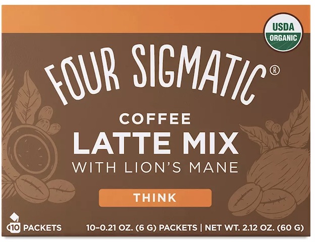 Think Coffee Latte: Energizing Mushroom & Lion's Mane Mix - Four Sigmatic