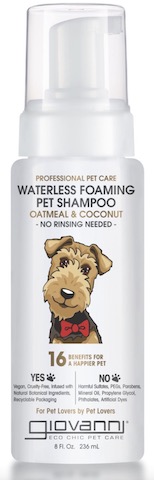 Waterless Pet Shampoo  Eco Chic Pet® Care by Giovanni®