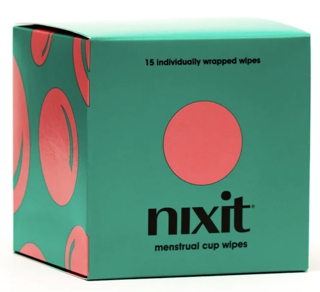 Nixit Menstrual Cup Wipes – Natural Health Garden