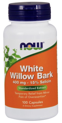 Now Foods White Willow Bark 400 mg, 100
